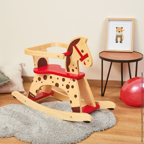 Cheval à Bascule Caramel en Bois