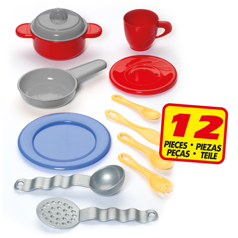 Batterie de Cuisine 12 Pièces Molto avec Couvercles