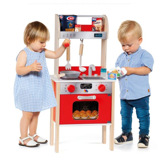 Cuisine jouet en bois My First Kitchen avec 16 accessoires
