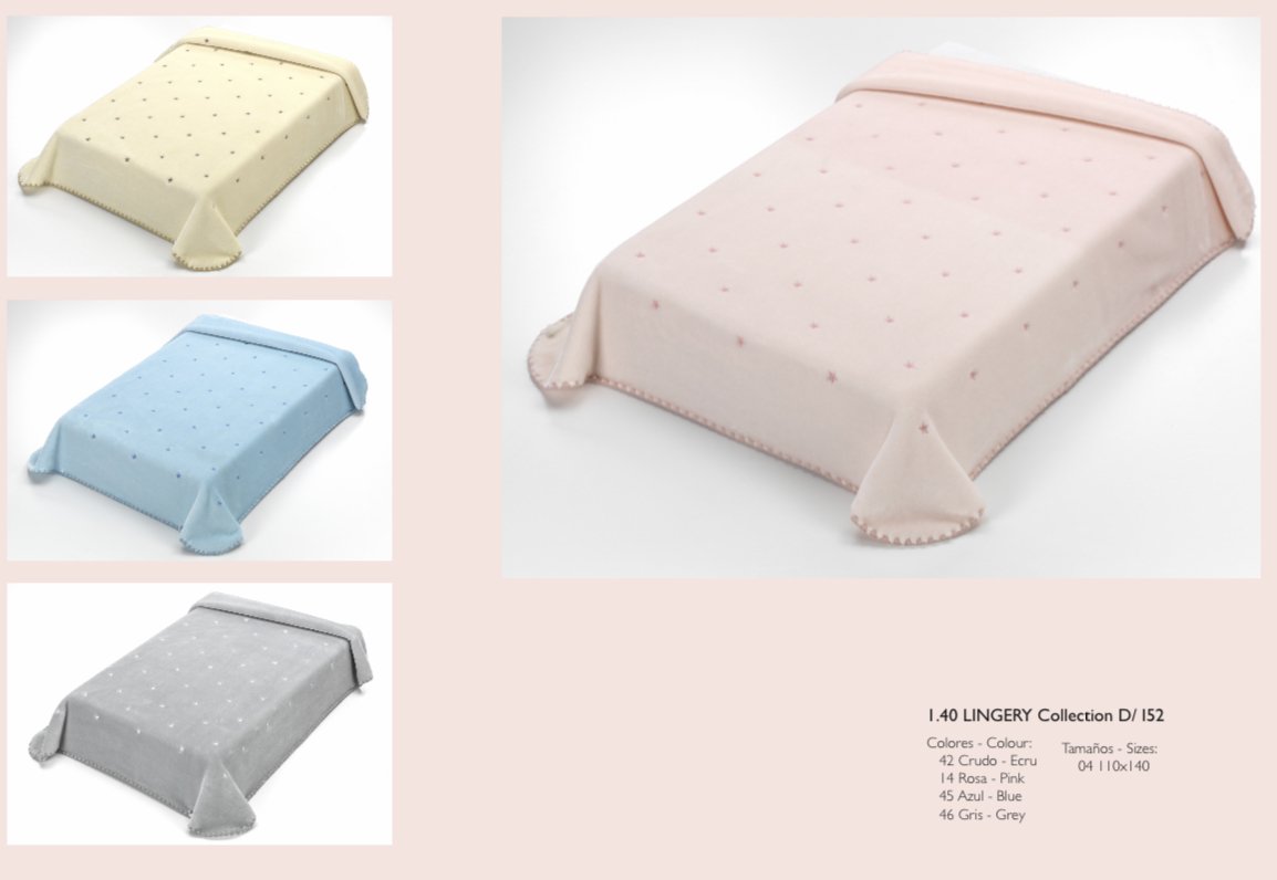 Couverture bébé piqûre en flanelle de coton 90x115 cm