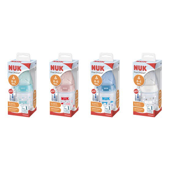 Coffret Biberons NUK First Choice - 4 pièces Anti-coliques