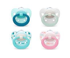 Sucettes physiologiques assorties en silicone médical