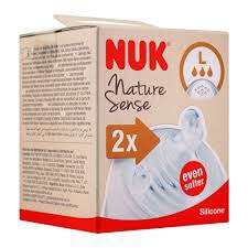NUK Tétine Nature Sense Taille L - Set de 2