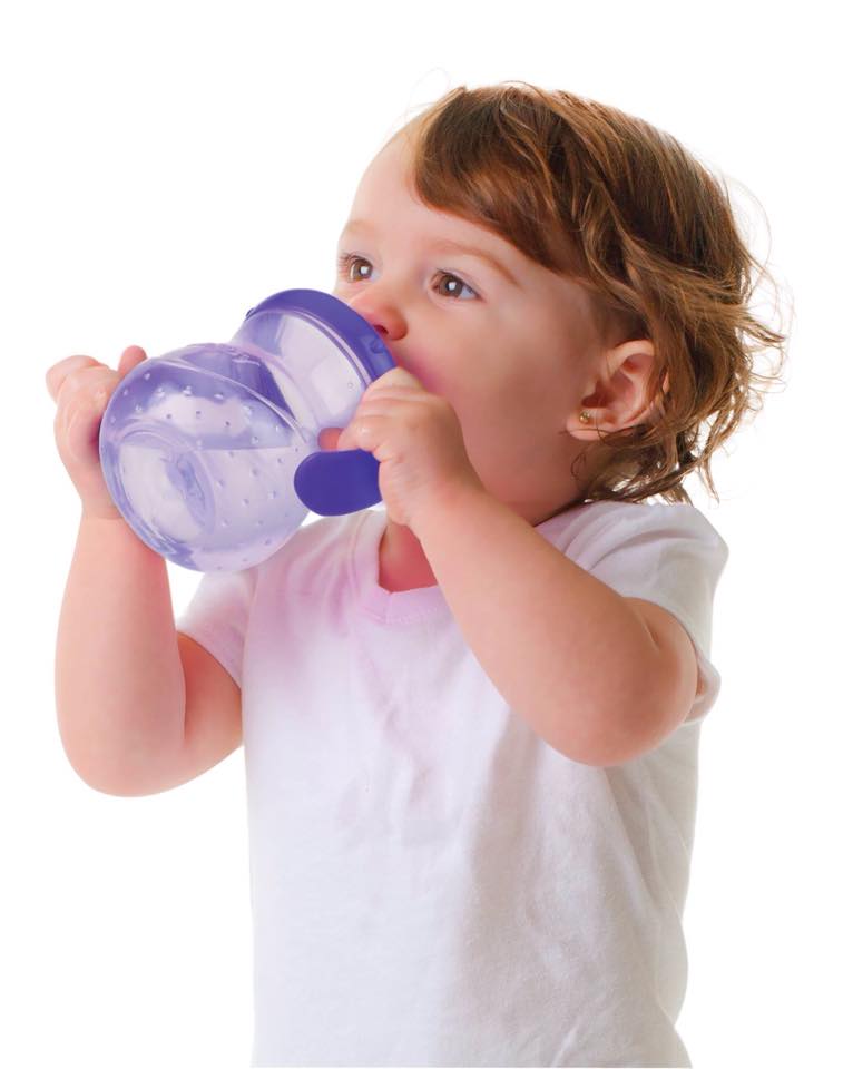 Gobelet enfant 2-en-1 avec poignées et paille anti-goutte