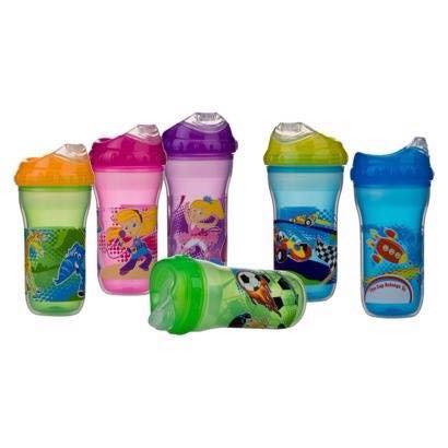 Set de 6 Gobelets à Bec Antiversement Nuby - 10 oz