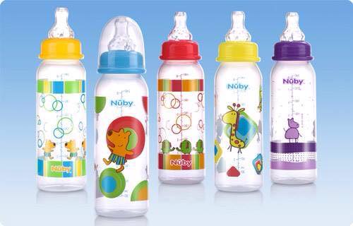Biberons Nuby assortis pour nourrissons