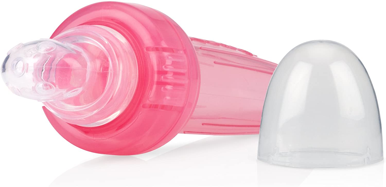 Cuillère thermosensible Easy Squeezy rose pour bébé