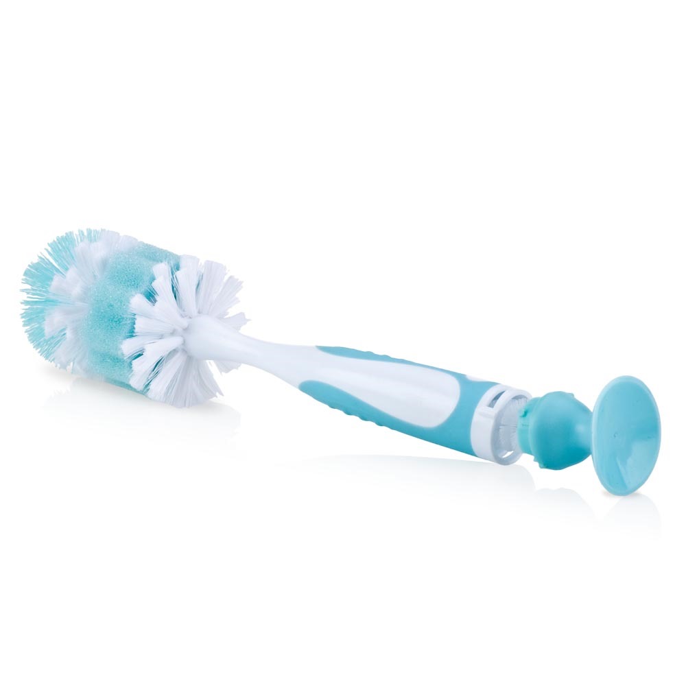 Goupillon double brosse pour biberon et tétine Nuby