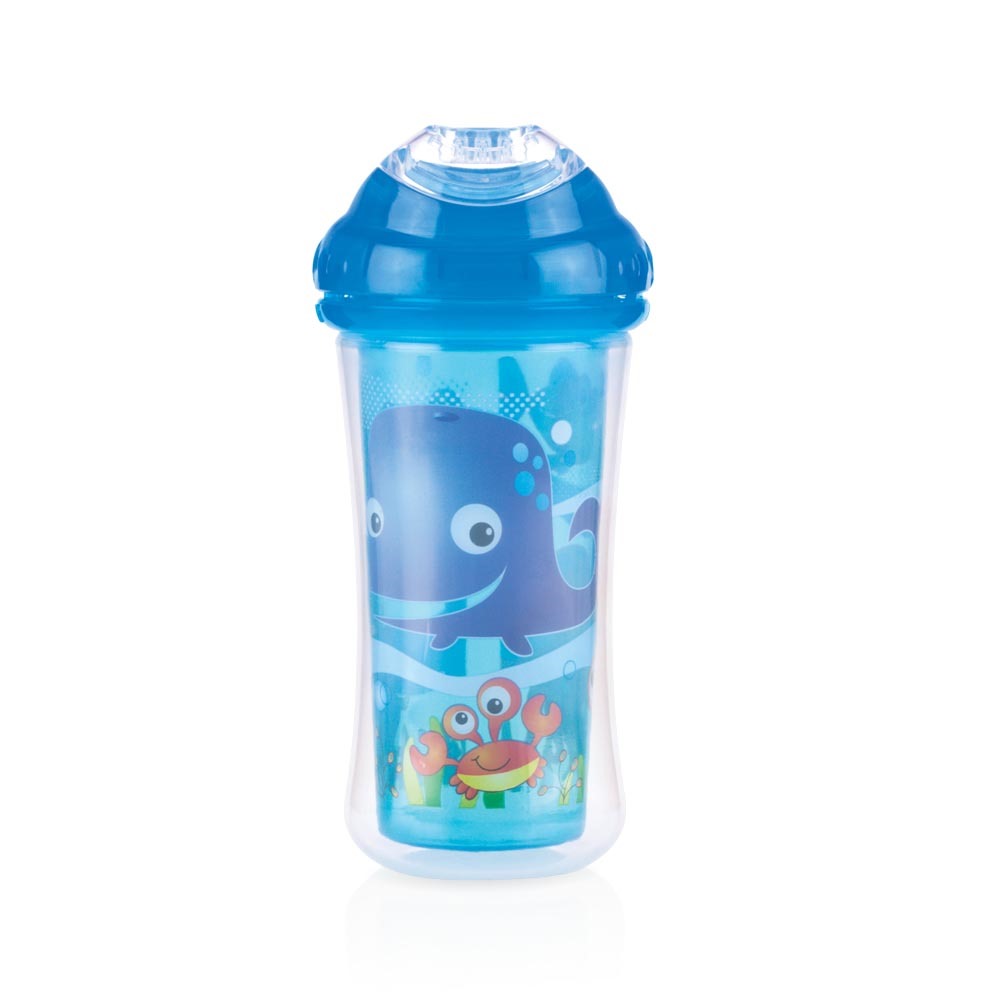 Gobelet enfant avec paille baleine arroseuse Nuby