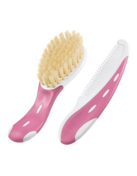 Recherche Brosse Et Peigne Rose Nuk