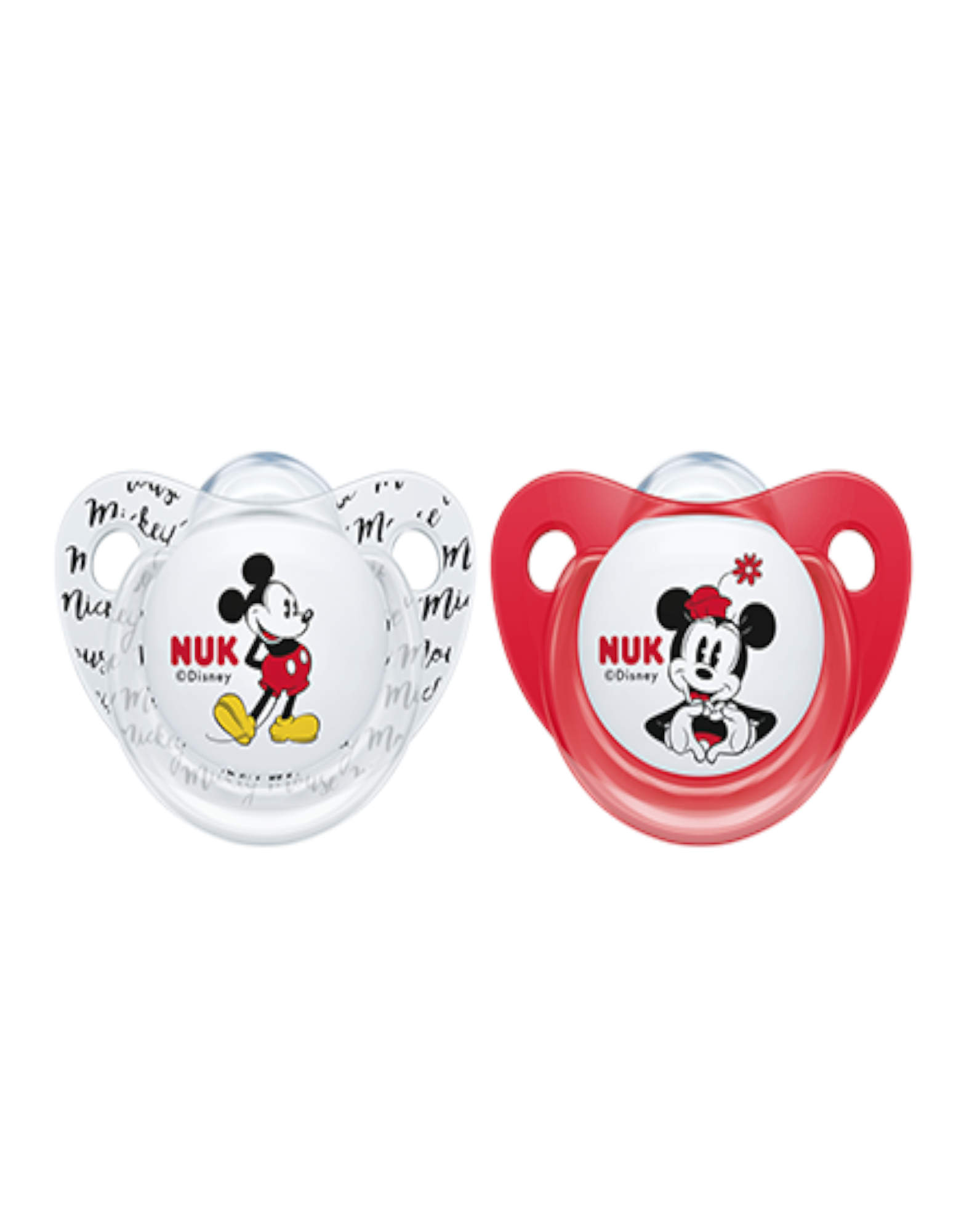 Sucettes Space Disney Mickey et Minnie Silicone NUK