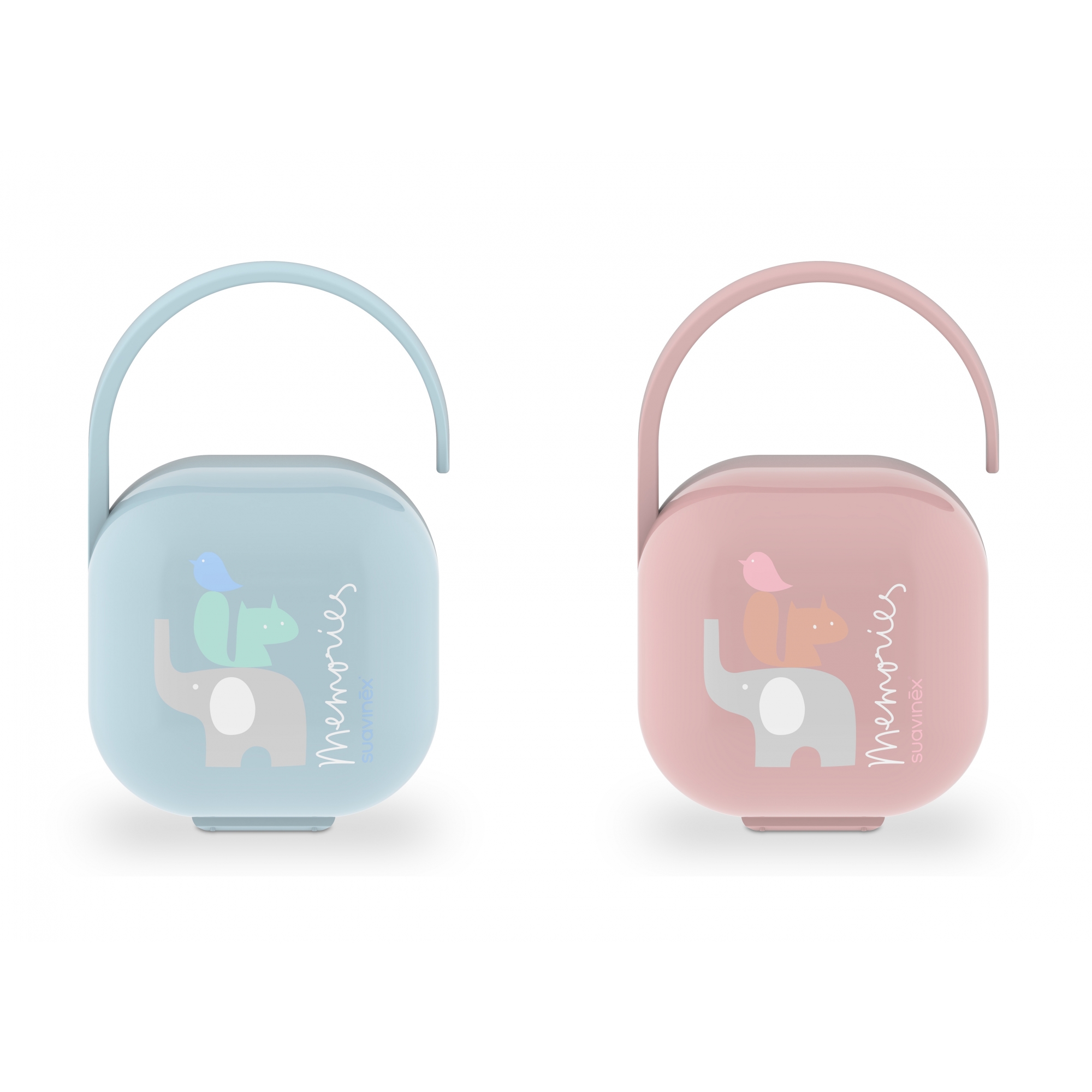 Porte-sucette Memories Rose Suavinex