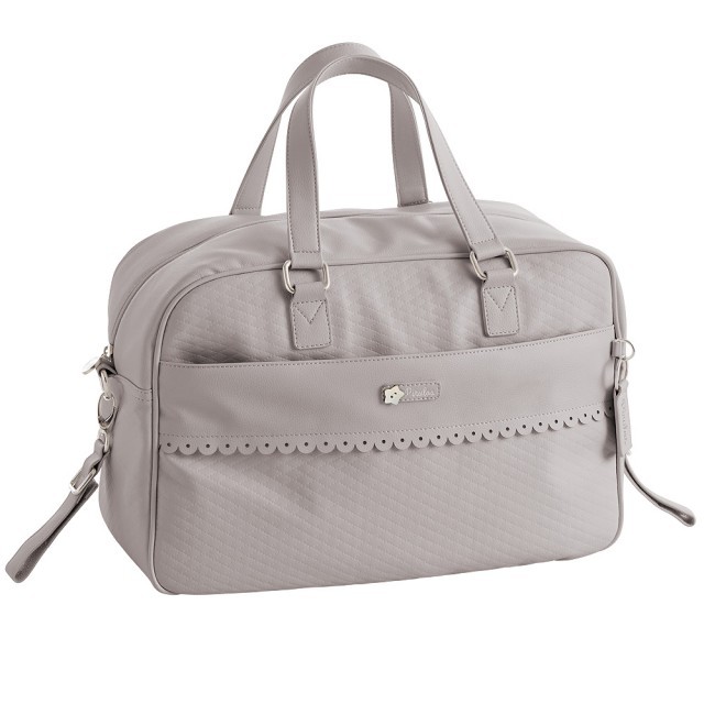 Sac à Langer Canastilla Motif Losanges Gris Pirulos