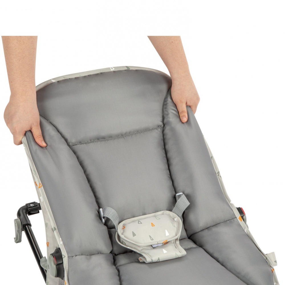 Transat bébé Starlight gris clair - Confort et sécurité dès la naissance